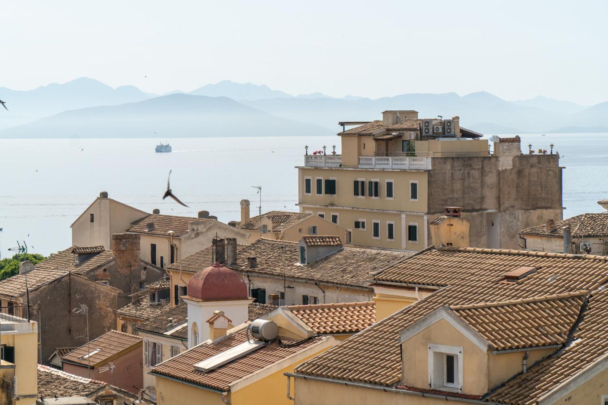 Corfu Panoramic View All The City Eksteriør billede