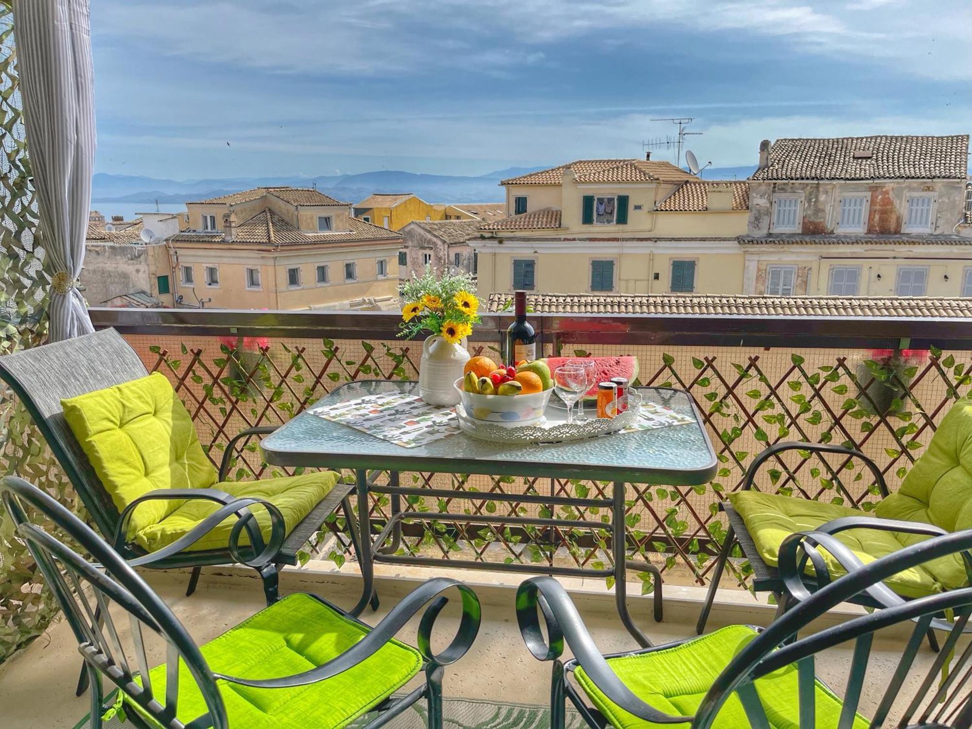Corfu Panoramic View All The City Eksteriør billede